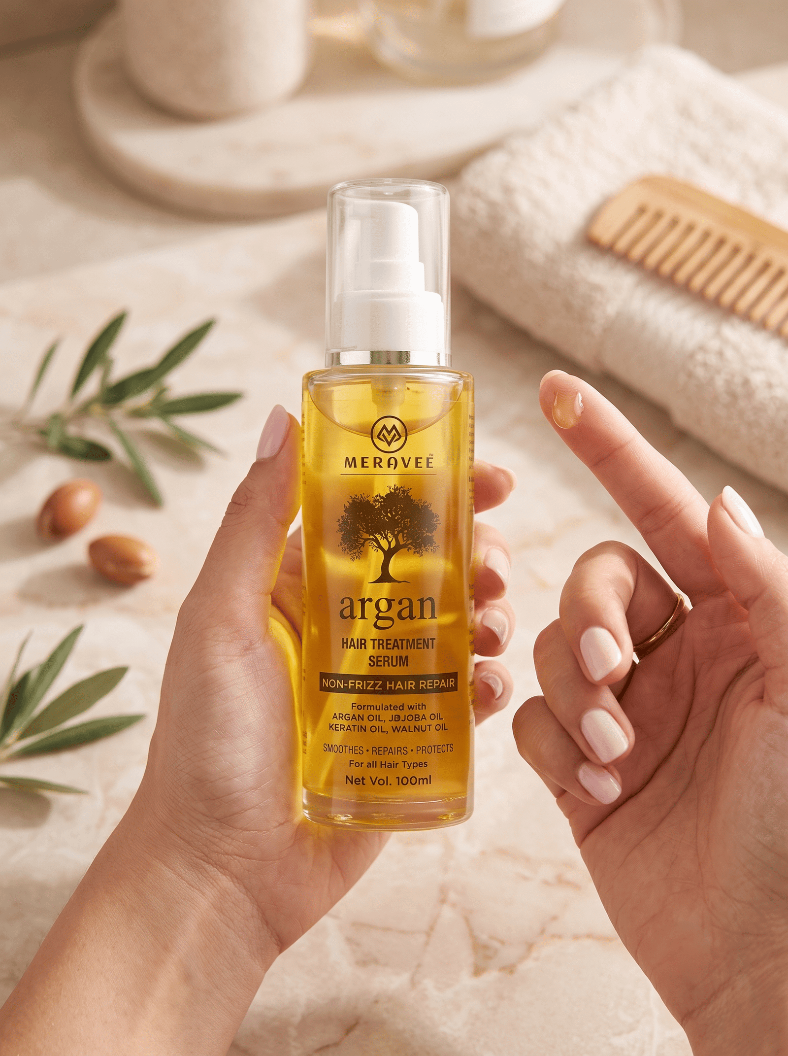 Meravee Argan Hair Treatment Serum
