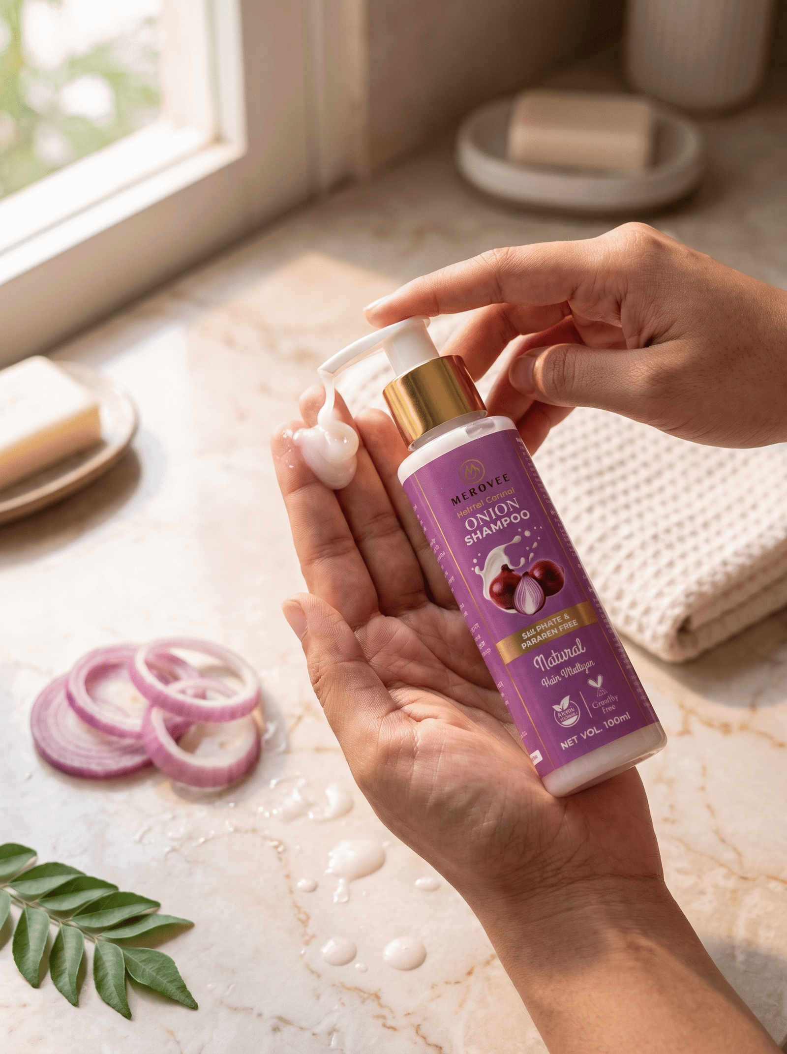 Meravee Hairfall Control Onion Shampoo