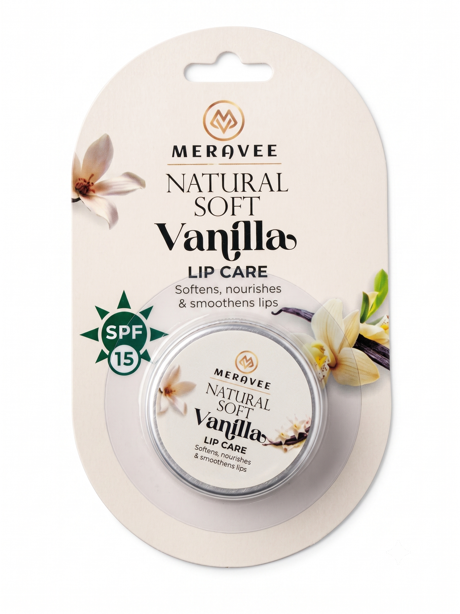 MERAVEE NATURAL SOFT VANILLA LIP CARE