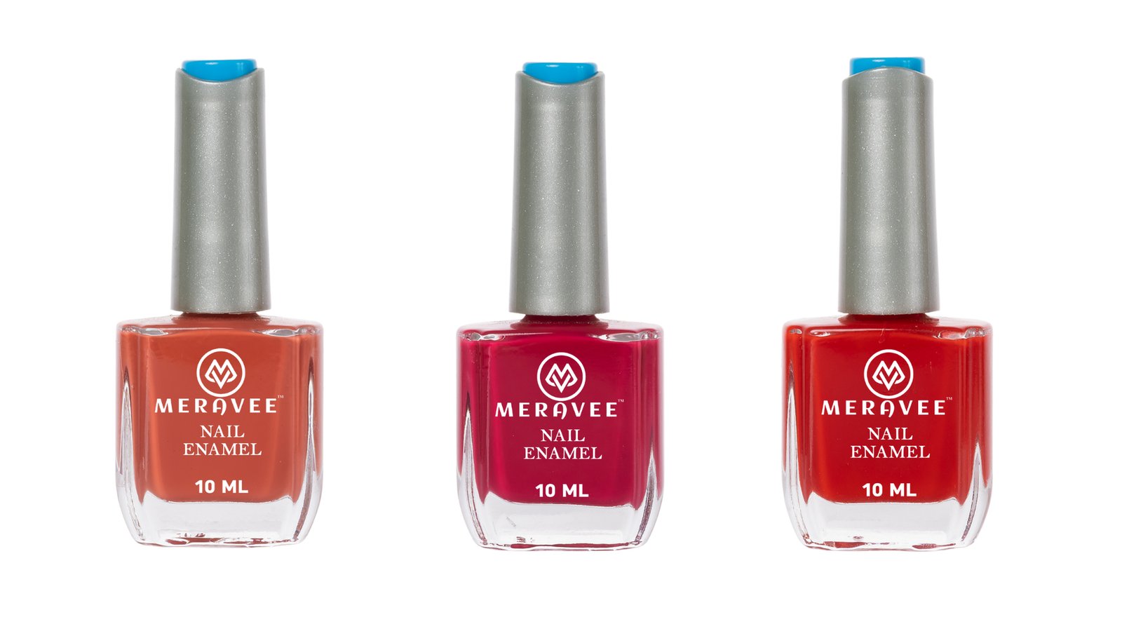Meravee Nail Enamel Combo Pack (3 Pcs)