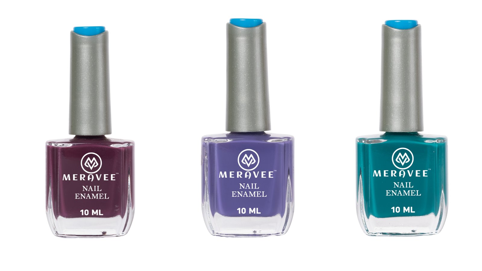 Meravee Nail Enamel Combo Pack (3 Pcs)
