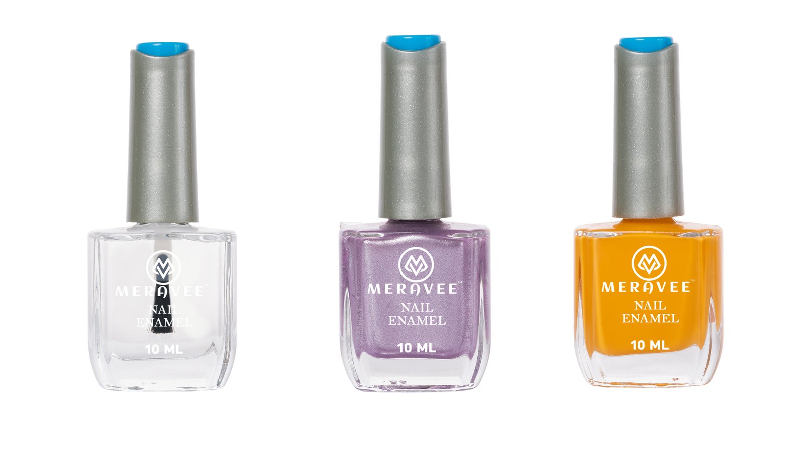 Meravee Nail Enamel Combo Pack (3 Pcs)