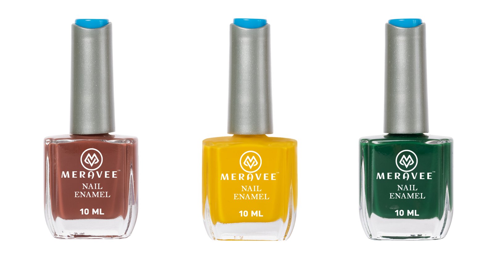 Meravee Nail Enamel Combo Pack (3 Pcs)