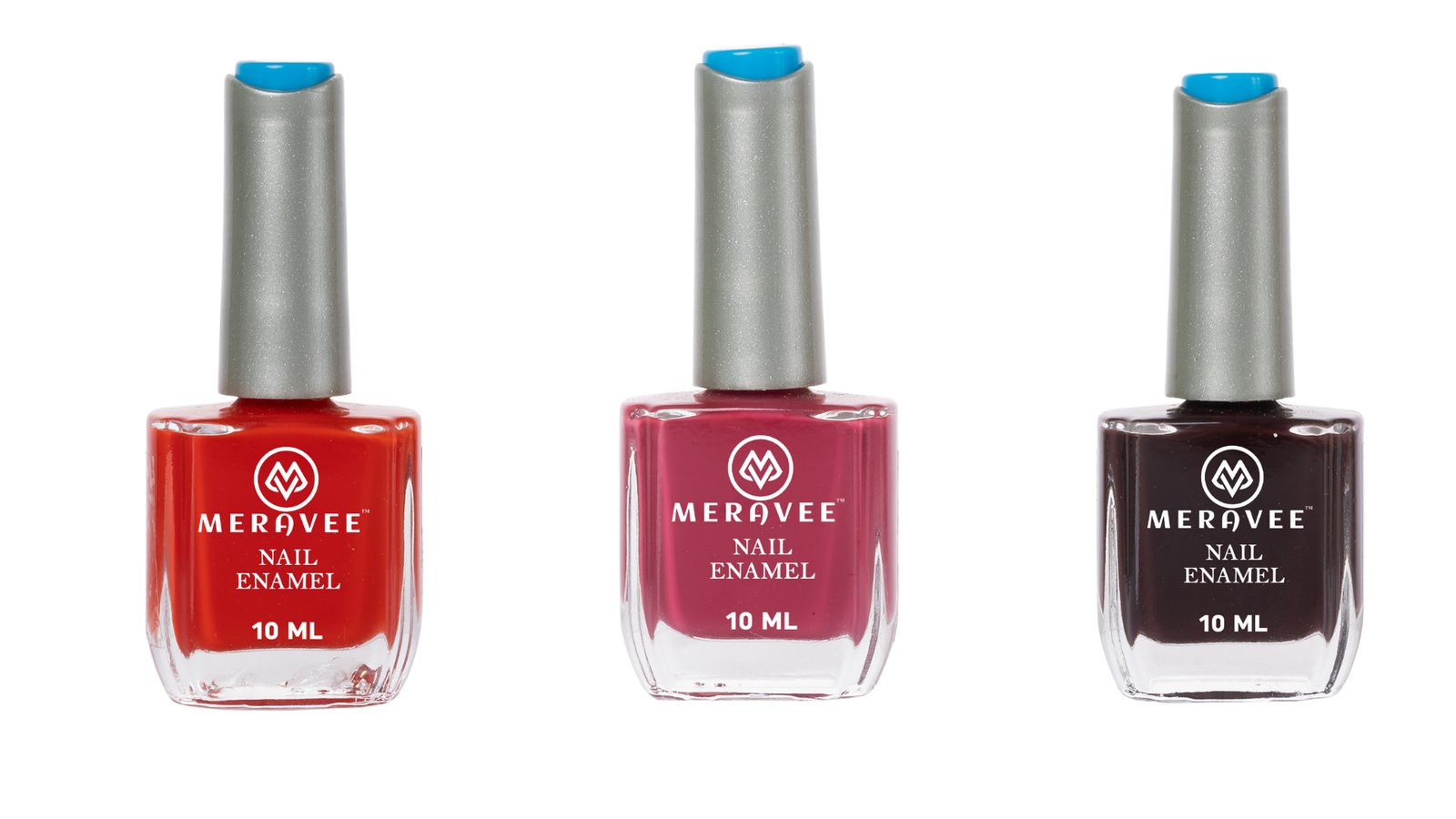 Meravee Nail Enamel Combo Pack (3 Pcs)