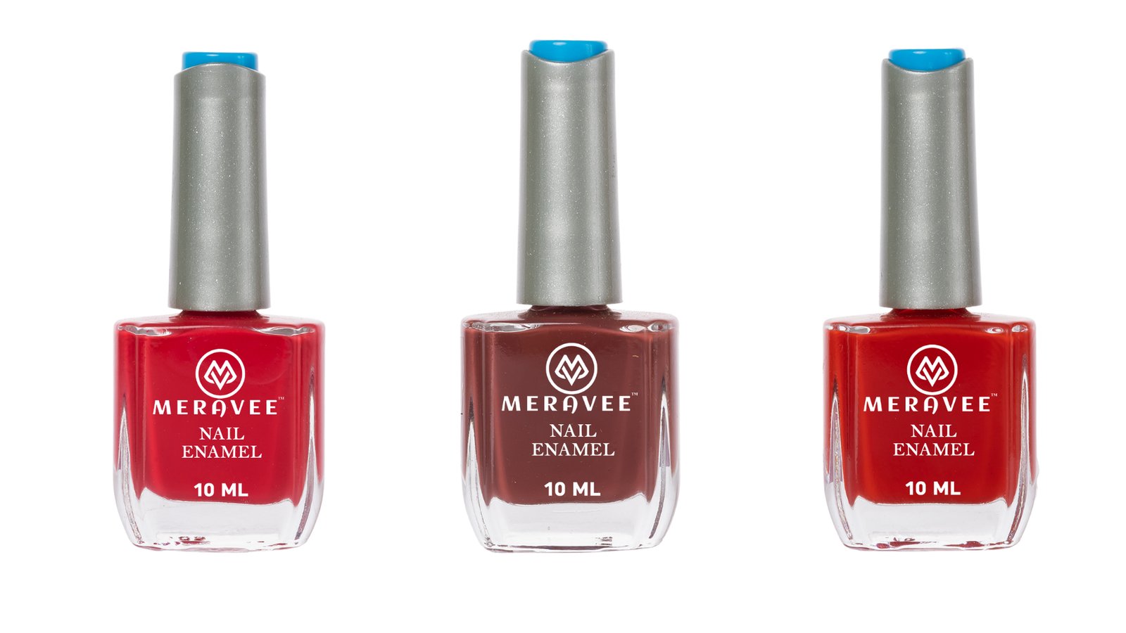 Meravee Nail Enamel Combo Pack (3 Pcs)