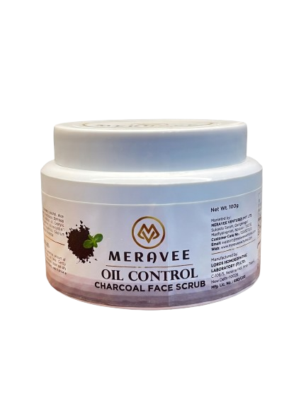 MERAVEE OIL CONTROL CHARCOAL FACE SCRUB