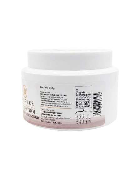 MERAVEE OIL CONTROL CHARCOAL FACE SCRUB